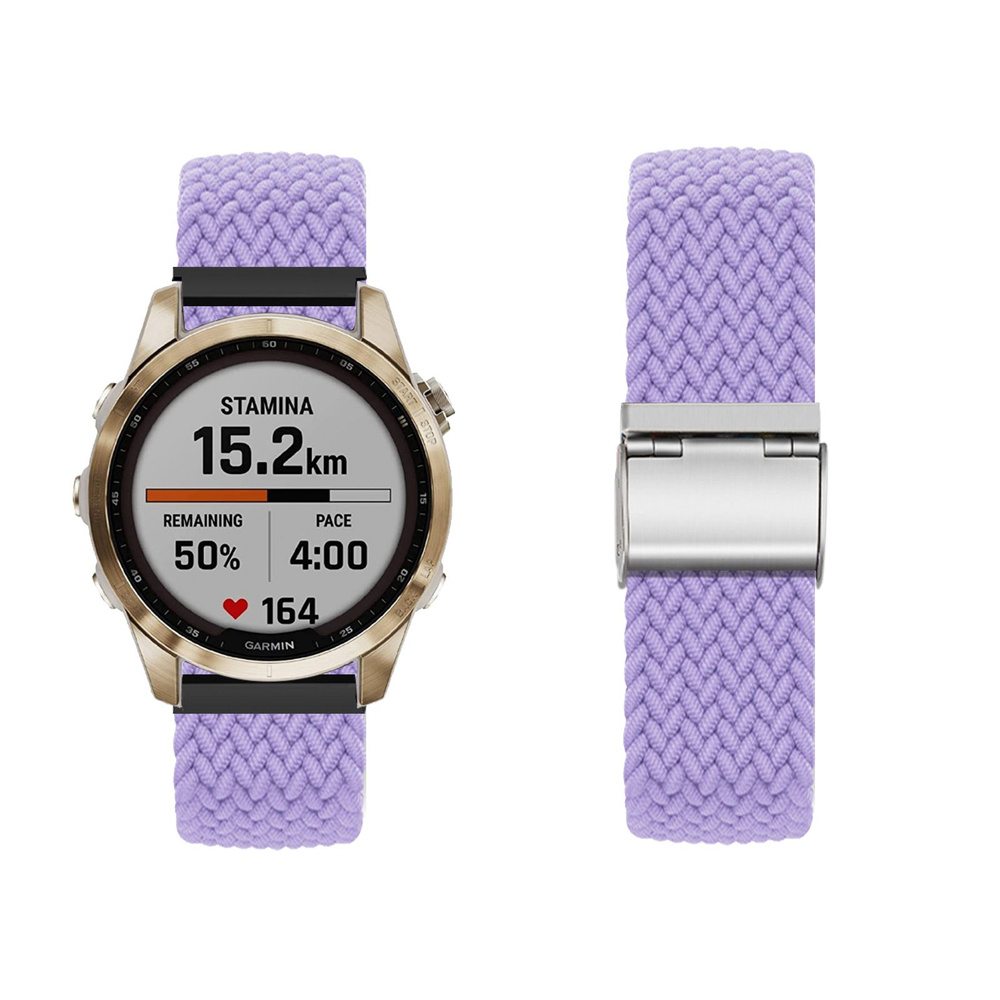 Нейлоновый плетеный Ремешок для Garmin Fenix 7S Sapphire Solar, 6S, 6S ...