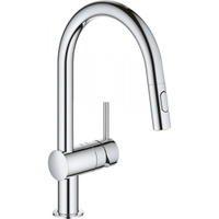 Смеситель для кухни grohe minta с выдвижным l изливом хром 32168000