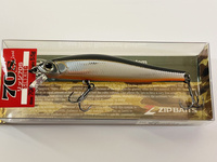 Воблер Минноу (Minnow) ZipBaits Rigge 70, 0.5-1 м купить по выгодной цене в  интернет-магазине OZON (1407315146)