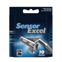 Сменные кассеты для бритья Sensor Excel, 10 шт, Сенсор Эксель - купить ...