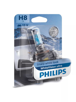 1x Bombilla H1 Philips WhiteVision Ultra +60% 55W 12V P14.5S - 12258WVUB1 -  France-Xenon