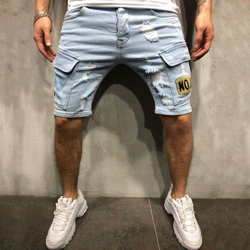 Джинсовые шорты мужские рваные купить в интернет-магазине OZON