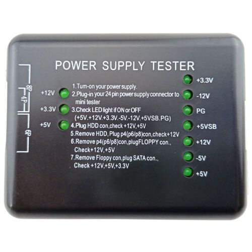 Тестер блоков питания АТХ 20/24PIN (Power Supply Tester)