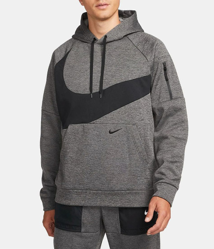 Nike grey 2024 therma fit hoodie