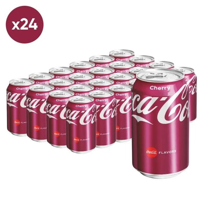 Газированный напиток Coca-Cola Cherry Кола вишня 0.33л х 24шт. Германия ...
