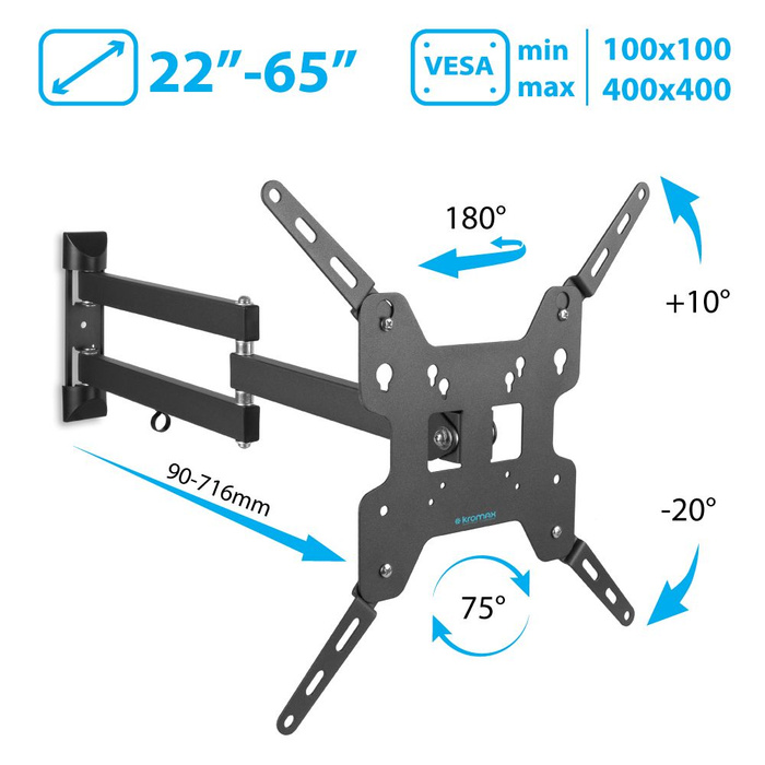 Крепление для телевизора на стену kromax