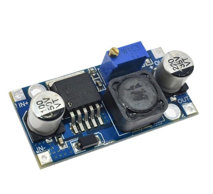Регулируемый понижающий модуль DC-DC LM2596S преобразователь ...