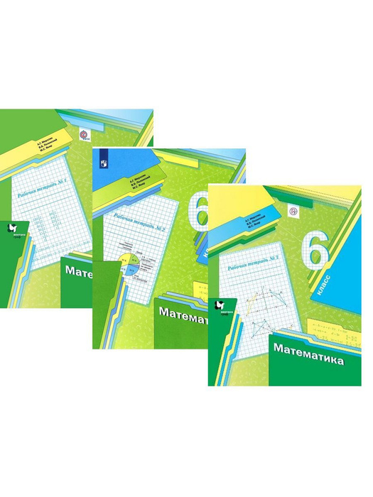 Математика 6 класс Рабочая тетрадь в 3 частях | Якир Михаил Семенович ...