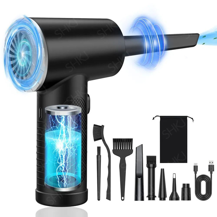 Воздуходувка портативная беспроводная / компрессор для продувки ...