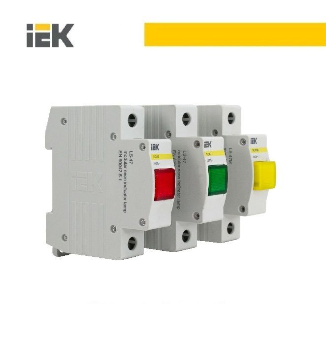 Лампа сигнальная ЛС-47М матрица красная IEK(С возможностью замены ...