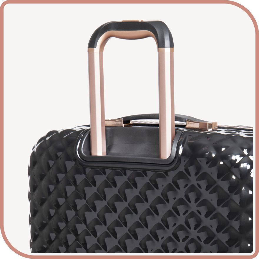 Достоинство чемоданов Glitzy британского бренда itluggage: выдвижная телескопическая ручка