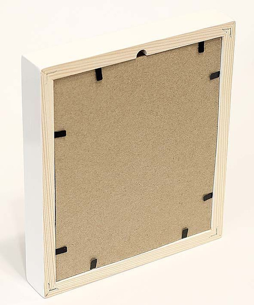 Спас Вседержитель (лик № 128), икона в белом деревянном киоте 14,5