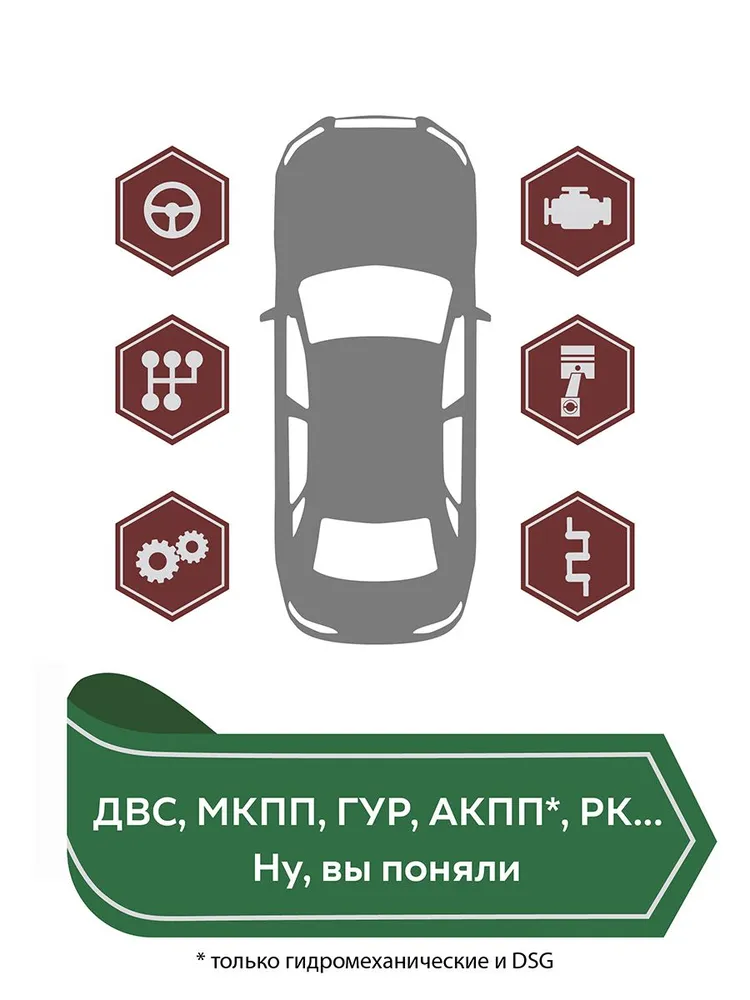 RUTEC МАСТЕР - добавка-концентрат для улучшения работы двигателя, ГУР и узлов трансмиссии (на 38 литров смазки), 190 мл, 190 мл, фото 3