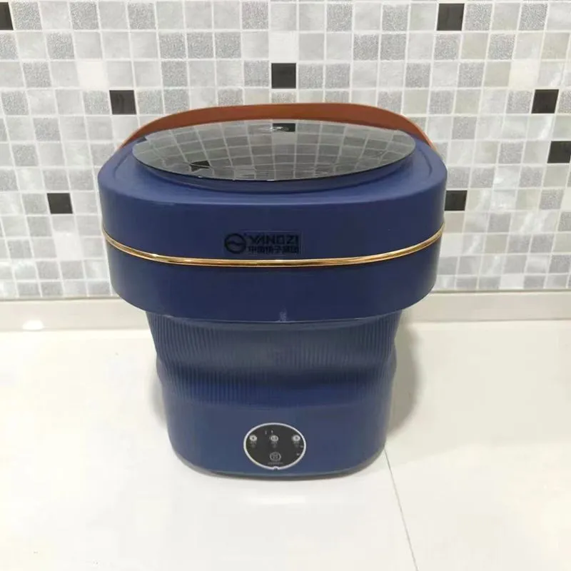 Складная стиральная машина ультразвуковая , 8.5 л / Мини стиральная машина портативная, Перезаряжаемый #4