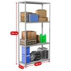 Стеллаж ms standart 200kd 100x30 4