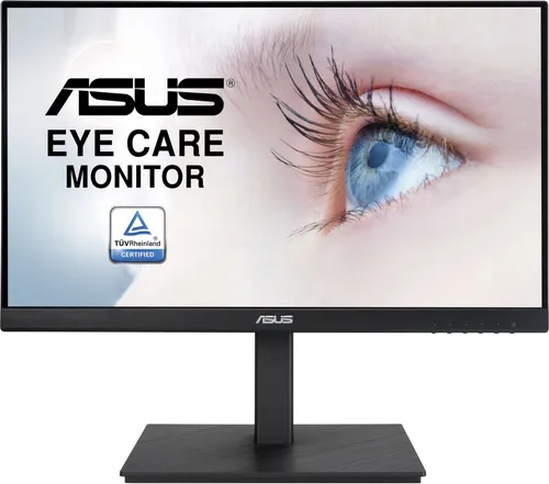 ASUS 21.5" Монитор Монитор 21.5" ASUS VA229QSB IPS 1920x1080, 75 Гц, 4 мс, 16:9, 250 кд/м, HDMI 1.4, DP 1.2, VGA, 3.5 Jack, USB Hub (2x USB 2.0), динамики (2x2 Вт), FreeSync, черный (90LM06C3-B02370), IPS, 1920x1080, 75 Гц, черный
