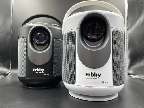 Проектор Frbby Hobby P30 pro (2 поколение) 2023 + HDMI вход, светло-серый  #5