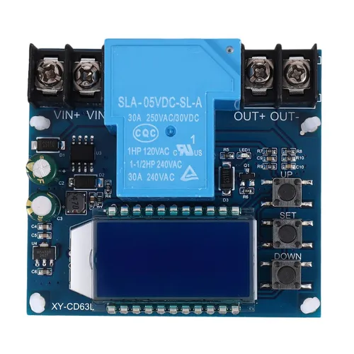 Отключение низкого напряжения, DC 6V-60V Защитный выключатель Разряд для свинцово-кислотных литиевых