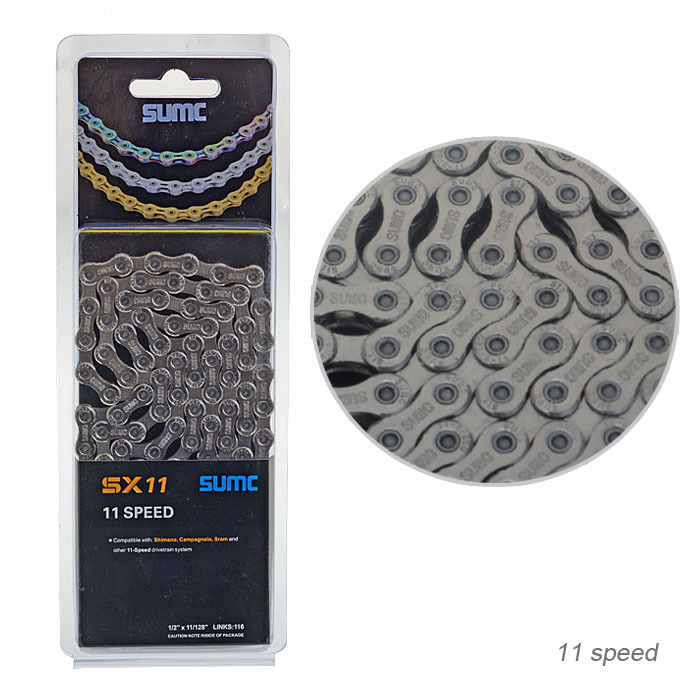 Велосипедная цепь SUMC 11 speed SX11NP 1/2
