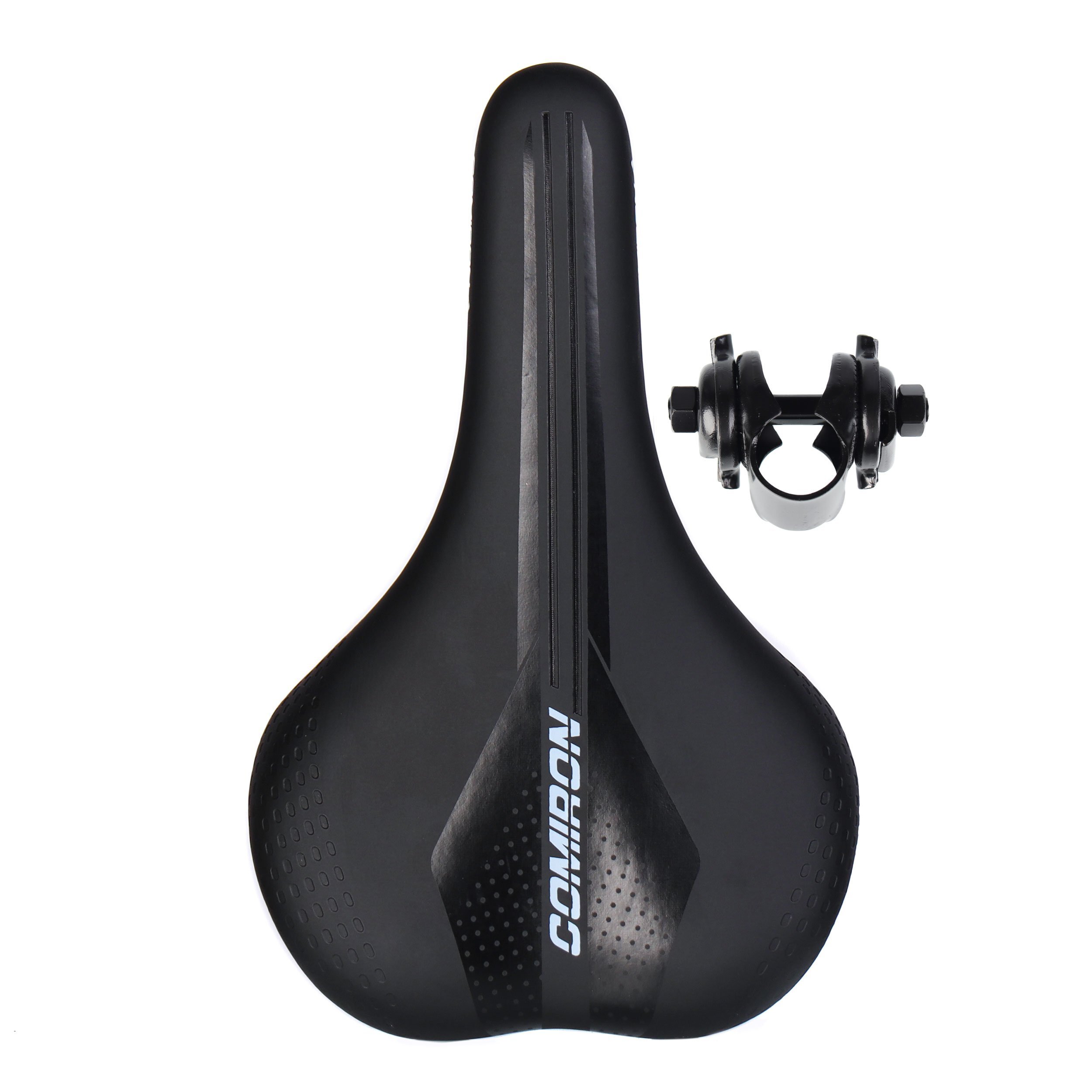 Седло велосипедное MTB COMIRON DART M001, полиуретан, чёрное Седло велосипедное MTB COMIRON DART M001, полиуретан, чёрное