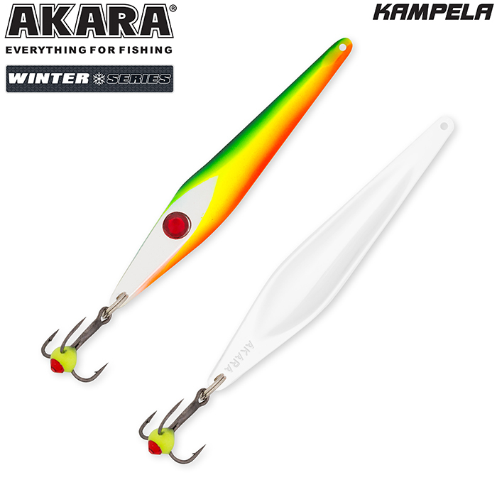 Блесна зим. Akara Ice Kampela 55 4 гр. 27-Sil/Sil