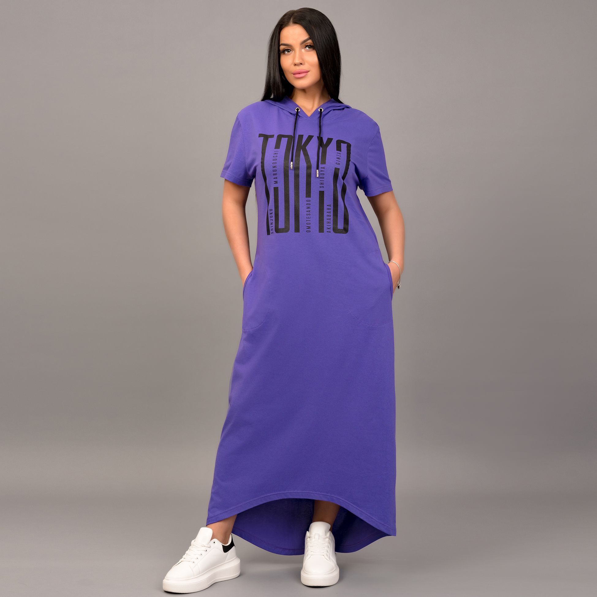 Платье женское большие размеры домашнее ROYALTEX 50 размер, Женский, На ...