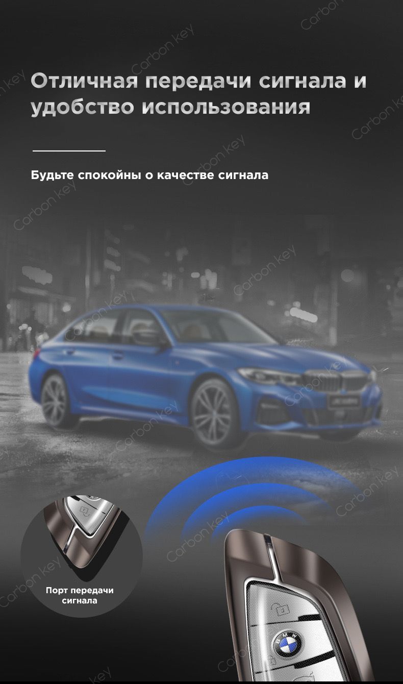 Чехол для ключа BMW G серии M Performance / Чехол на ключ БМВ G01 G02 ...