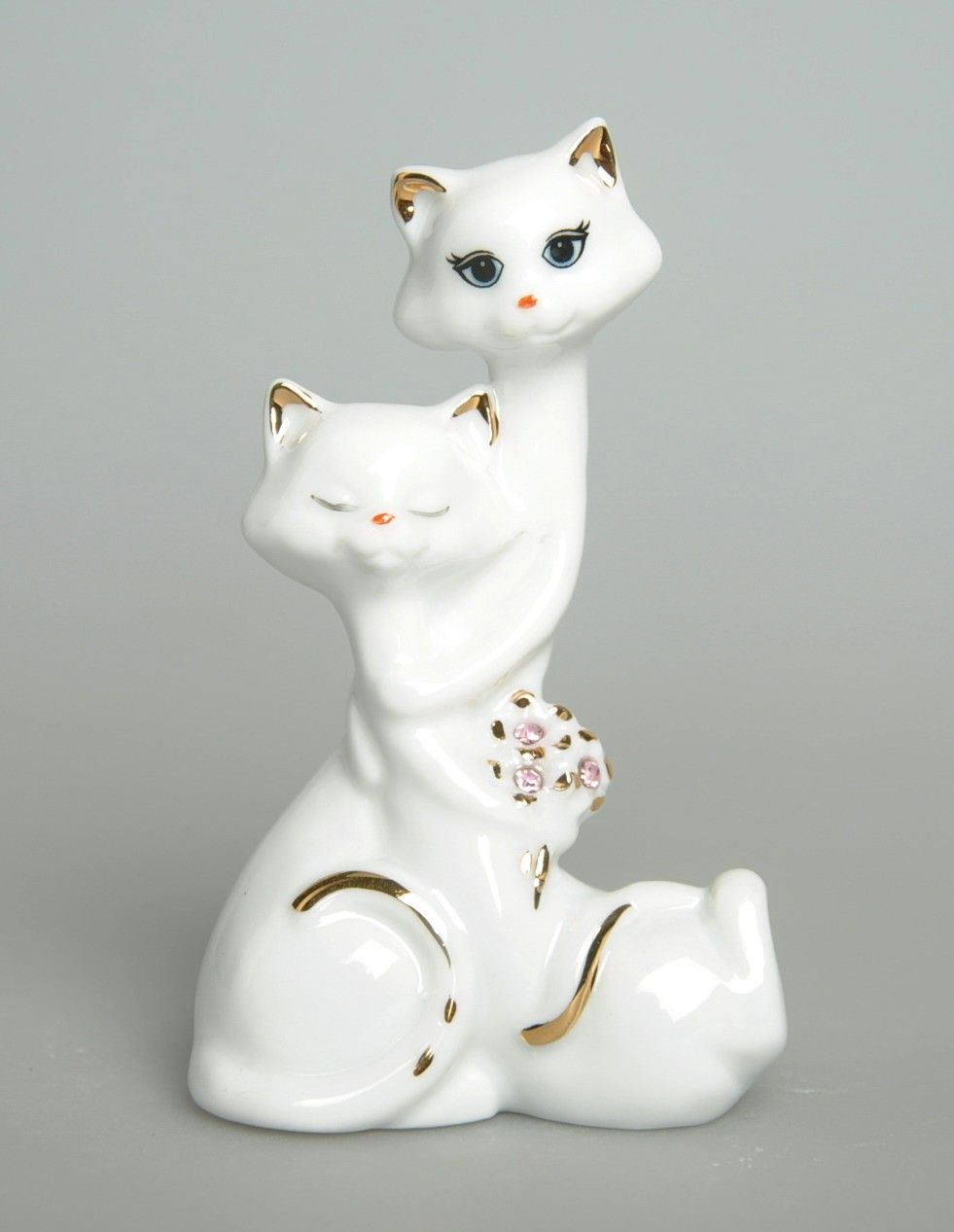 Статуэтка Кошки, фарфор, 10 см