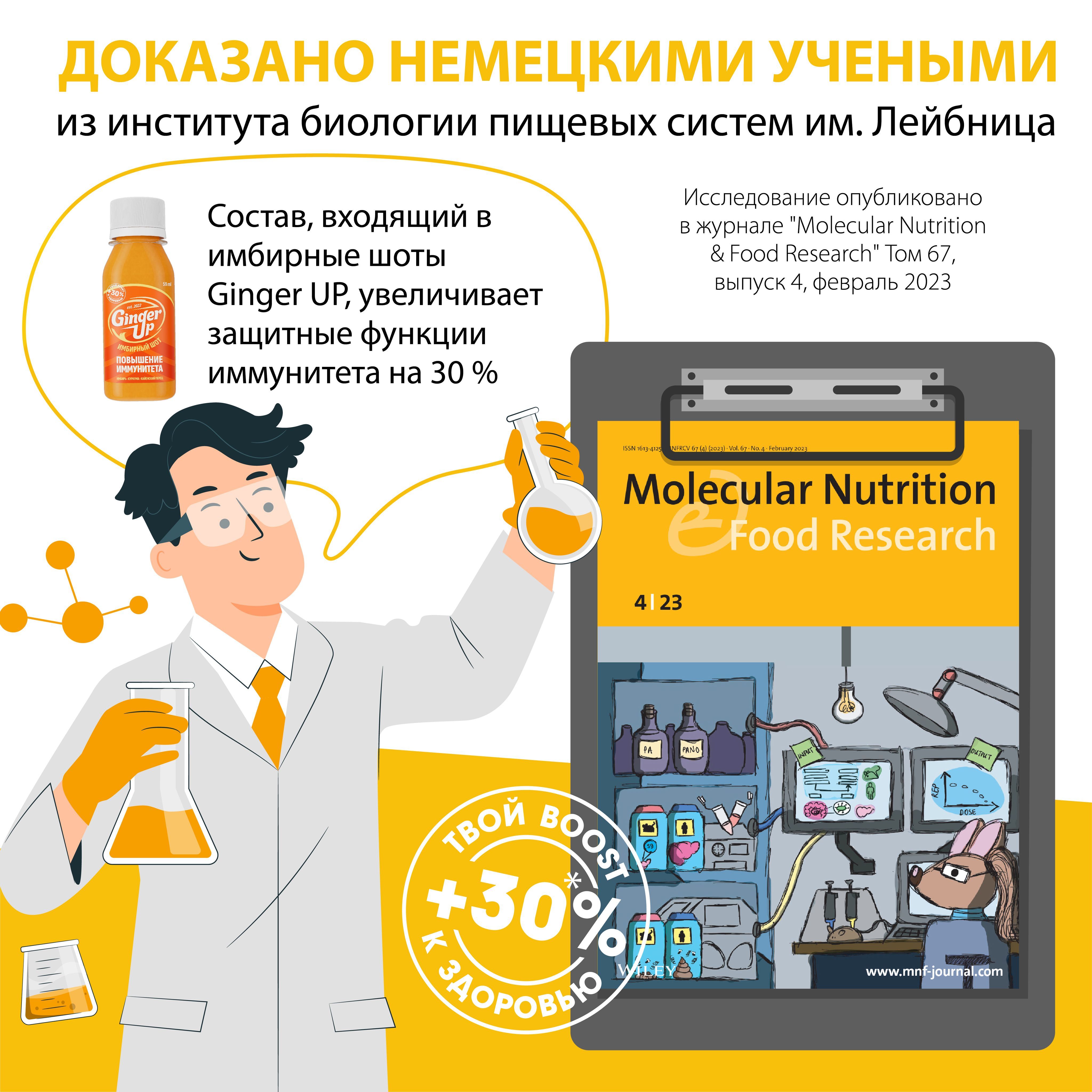 Имбирные шоты Ginger UP для естественной поддержки иммунитета и энергии ...