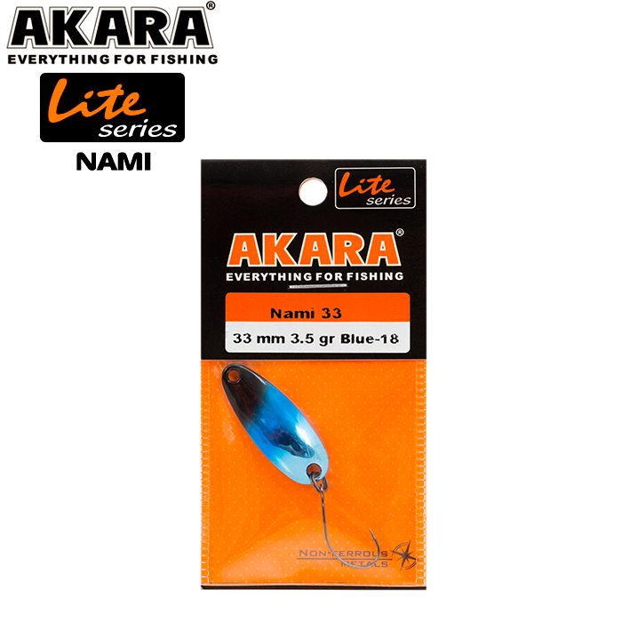 Блесна колеб. Akara Lite Series Tsume 30 2 гр. Green-10