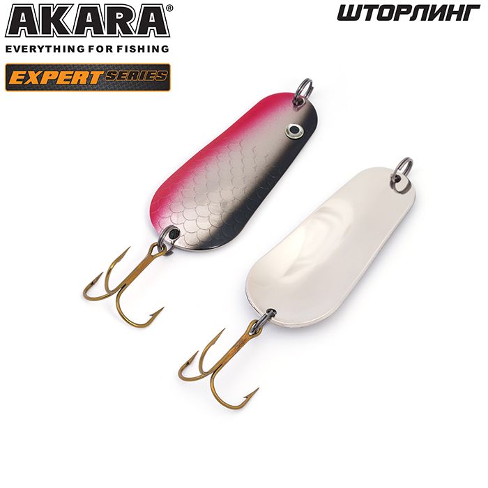 Блесна колеб. Akara Expert Шторлинг 65 мм 28 гр. 4/SIL
