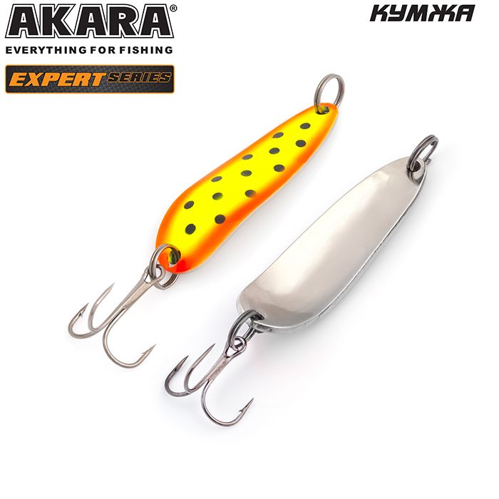 Блесна колеб. Akara Expert Кумжа 55 мм 13 гр. 15/SIL