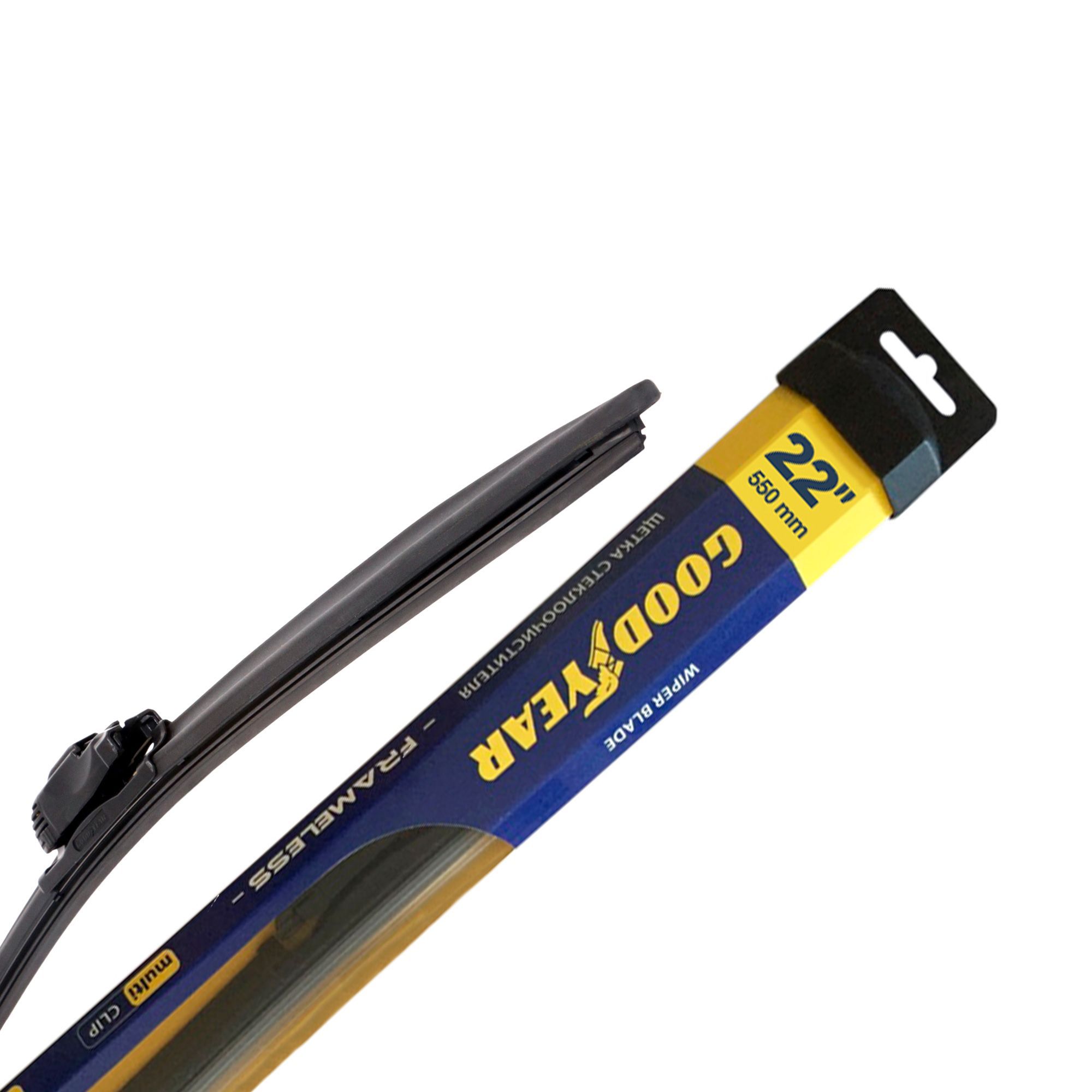 Щетка стеклоочистителя Goodyear 22" (550 мм) (всесезонная) бескаркасная