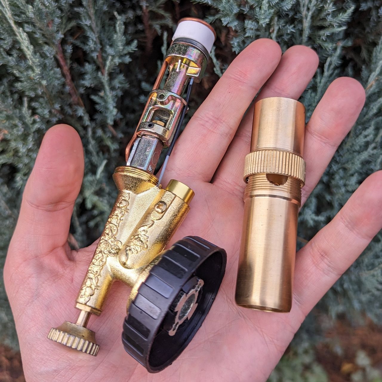 Газовая горелка с пьезоподжигом Латунь Перевертыш / Туристическая ...