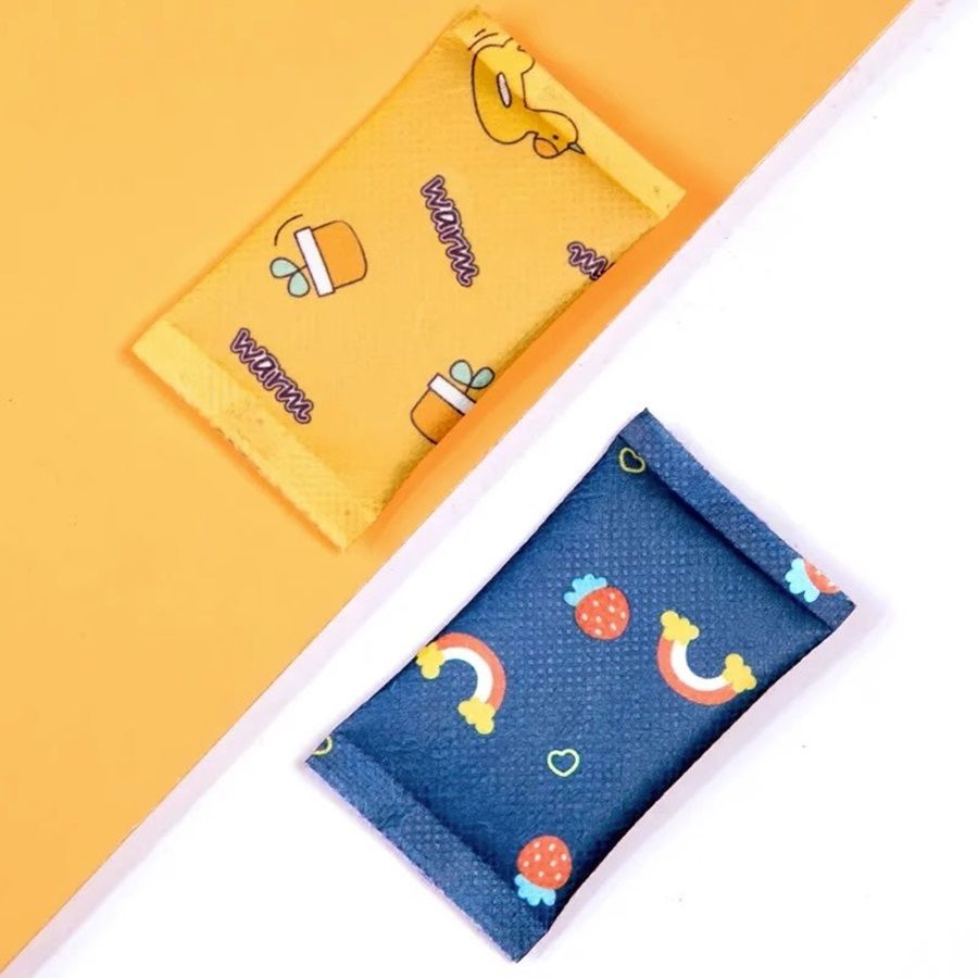 Самонагревающаяся грелка для рук, одноразовая портативная мини - грелка ...