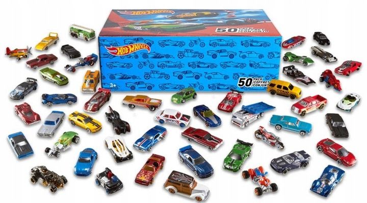 Игрушечный транспорт Hot Wheels Basic - Набор из 50 машинок Хот