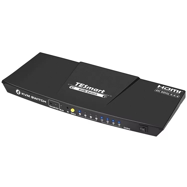 TESmart HDMI KVM переключатель вход 4 выход 1 автоматическое