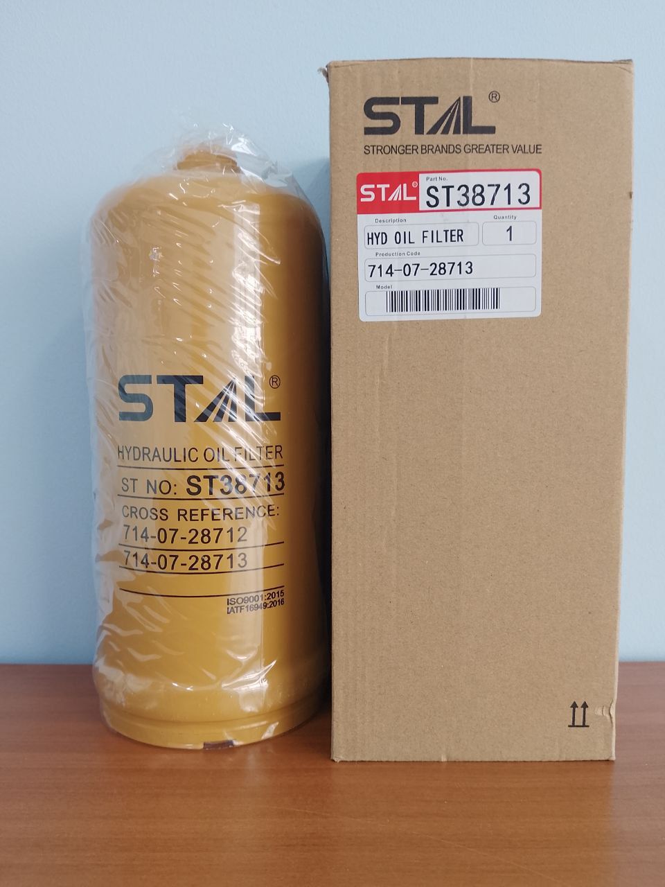 Фильтр гидравлический STAL ST38713 (P502577; 714-07-28713; 714-07