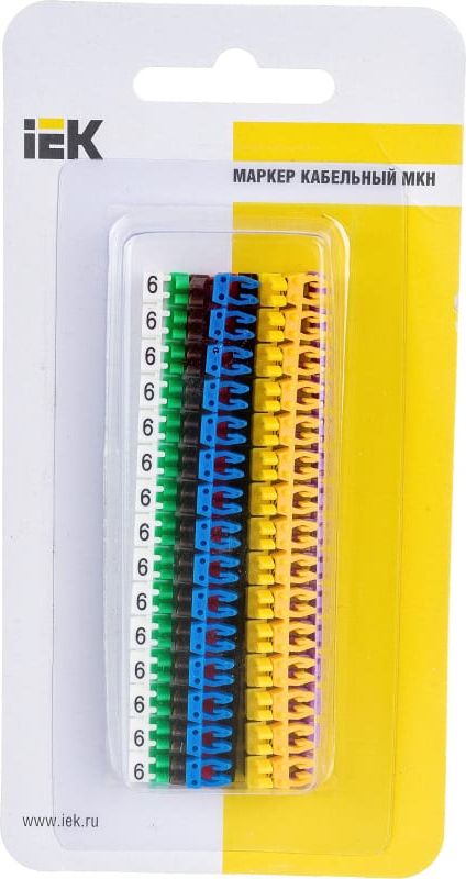 МаркировкадляпроводовIEK/ИЭКМКНдлякабелясечением1.5ммнаборсимволовот0до9,вкомплекте150шт.,UMK01-02-09