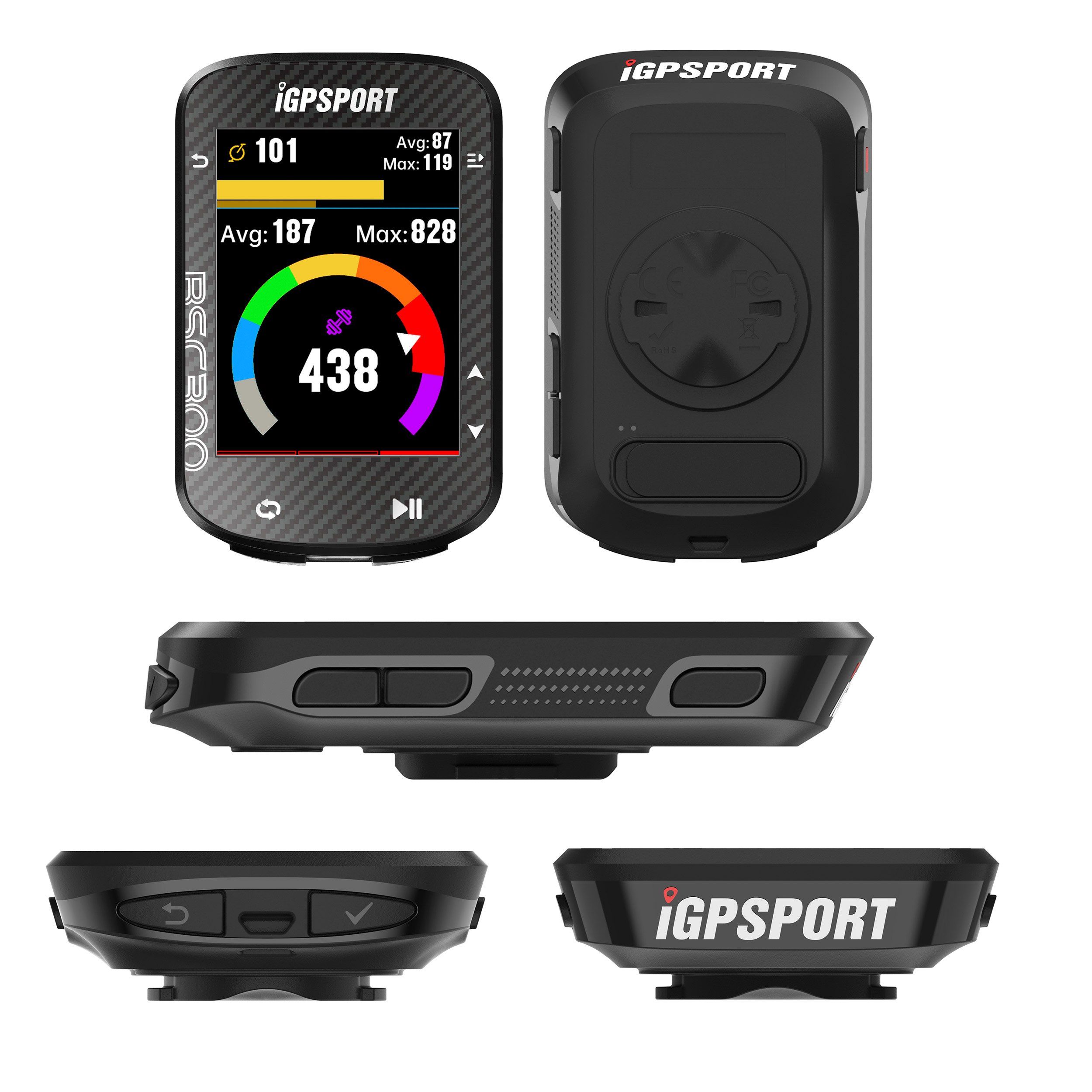 Велокомпьютер GPS iGPSPORT BSC300, цветной экран 2,4 , навигация, Bluetooth и ANT+ Велокомпьютер GPS iGPSPORT BSC300, цветной экран 2,4 , навигация, Bluetooth и ANT+