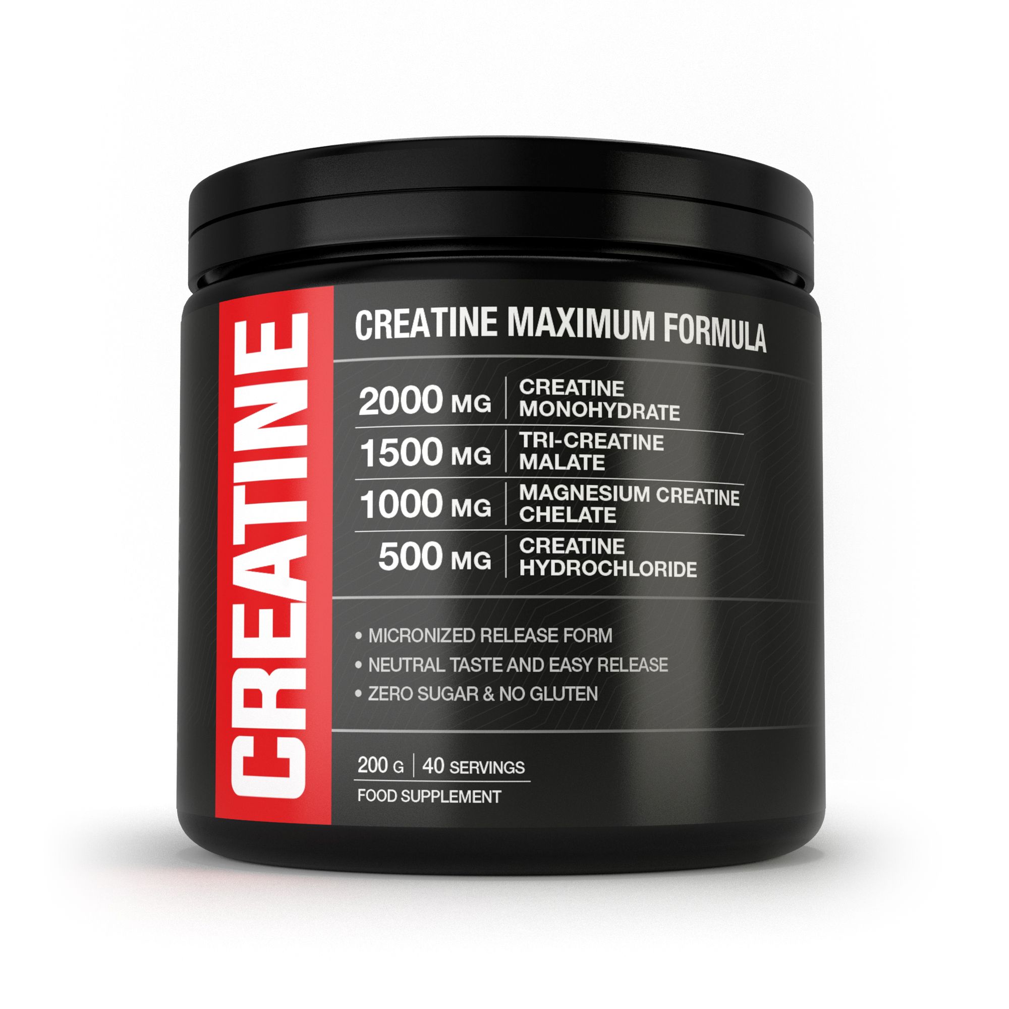 Креатин Моногидрат 200 гр. Creatine Monohydrate, гидрохлорид, Магнезиум ...