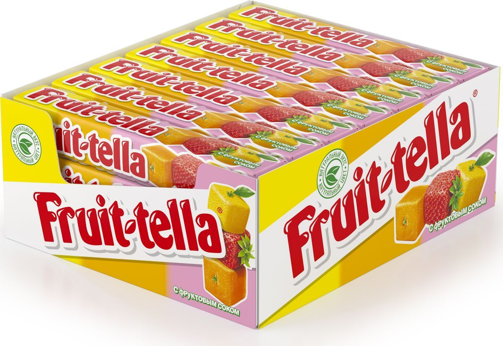 Жевательные конфеты Fruittella Ассорти, 41 г х 21 шт #1