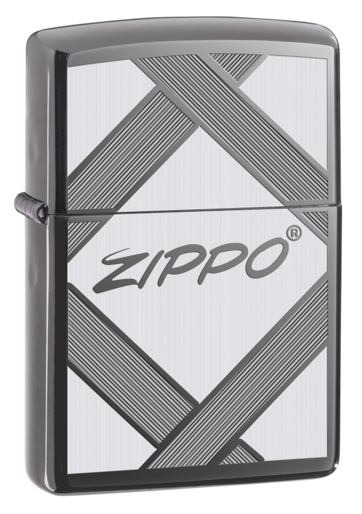 Зажигалка бензиновая ZIPPO Classic Black Ice #1