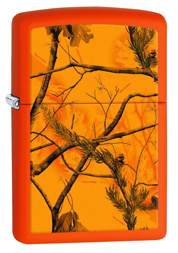 Зажигалка бензиновая ZIPPO Realtree AP Blaze Orange Matte #1