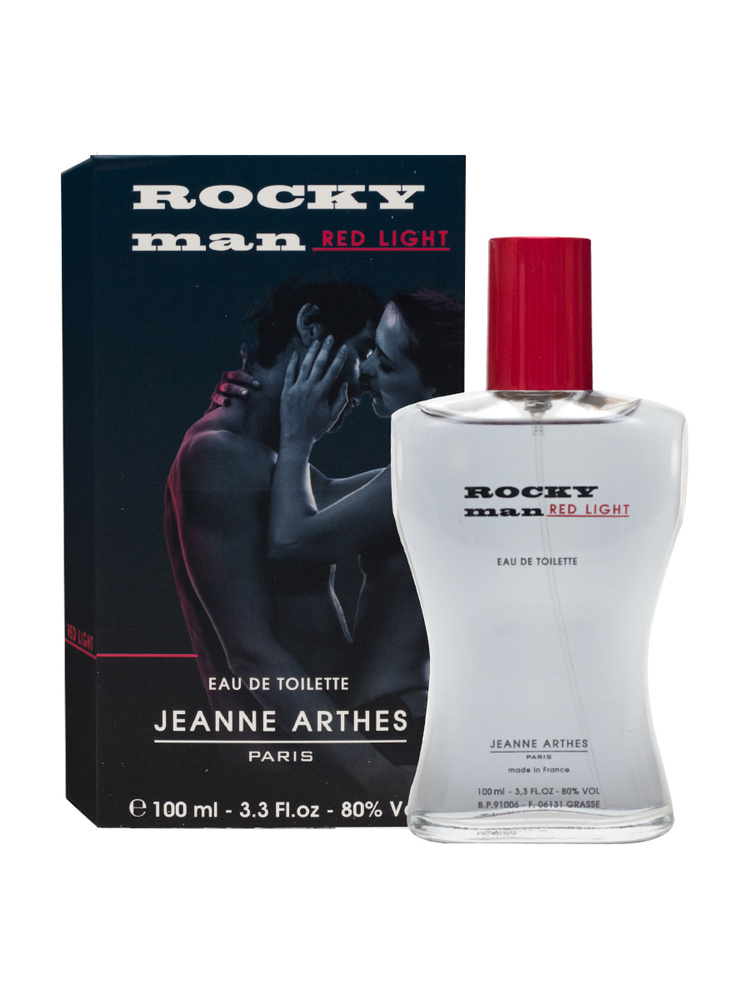 Jeanne Arthes/ Туалетная вода мужская Rocky men red light 100мл/ Французская парфюмерия  #1