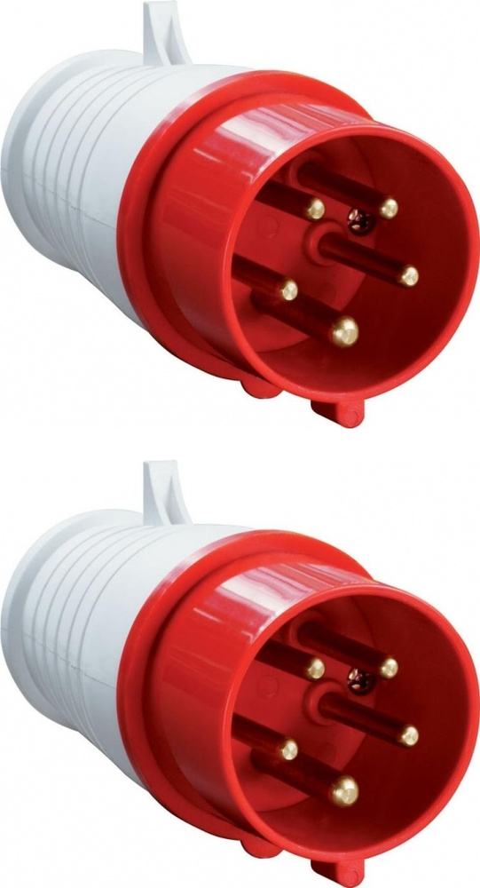 Вилка электрическая IEK 16А 380В, 2 шт. - купить с доставкой по ...