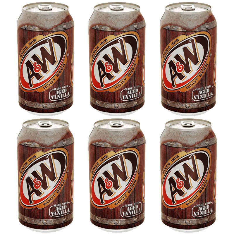 Газированный напиток A&W Root Beer корневое пиво безалкогольное 355мл (США)  #1