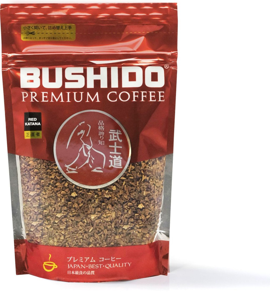 Кофе растворимый BUSHIDO Red Katana, 75 г #1