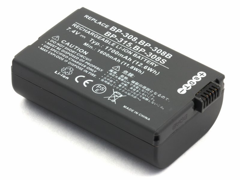 Усиленный аккумулятор для видеокамеры Canon BP-214, BP-315 - купить с ...