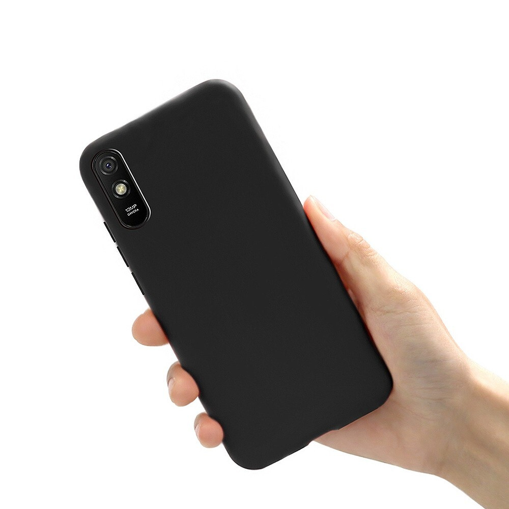 Чехол накладка для Xiaomi Redmi 9a / КОМПЛЕКТ с защитным стеклом 9D / для  Ксиаоми Редми 9а / черный - купить с доставкой по выгодным ценам в  интернет-магазине OZON (299486371)